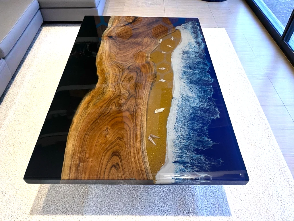 Custom Epoxy River Dining Table – Shop Now